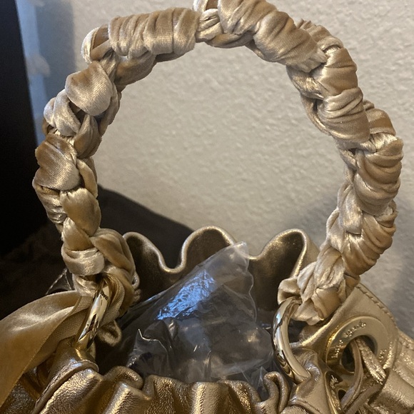 KATE SPADE GOLD HANDBAG - Picture 2 of 10